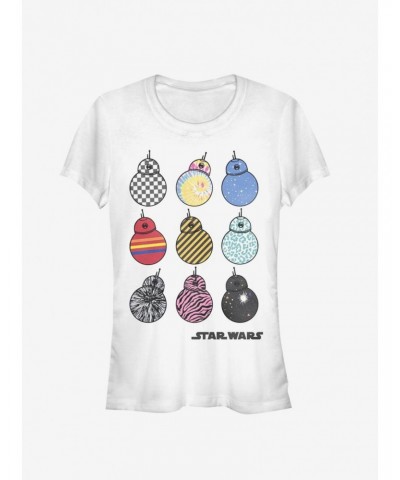 Star Wars Episode IX The Rise Of Skywalker BB-8 Girls T-Shirt $5.82 T-Shirts