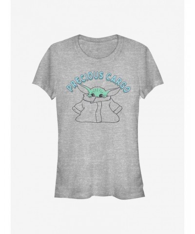 Star Wars The Mandalorian The Child Precious Cargo Girls T-Shirt $8.09 T-Shirts