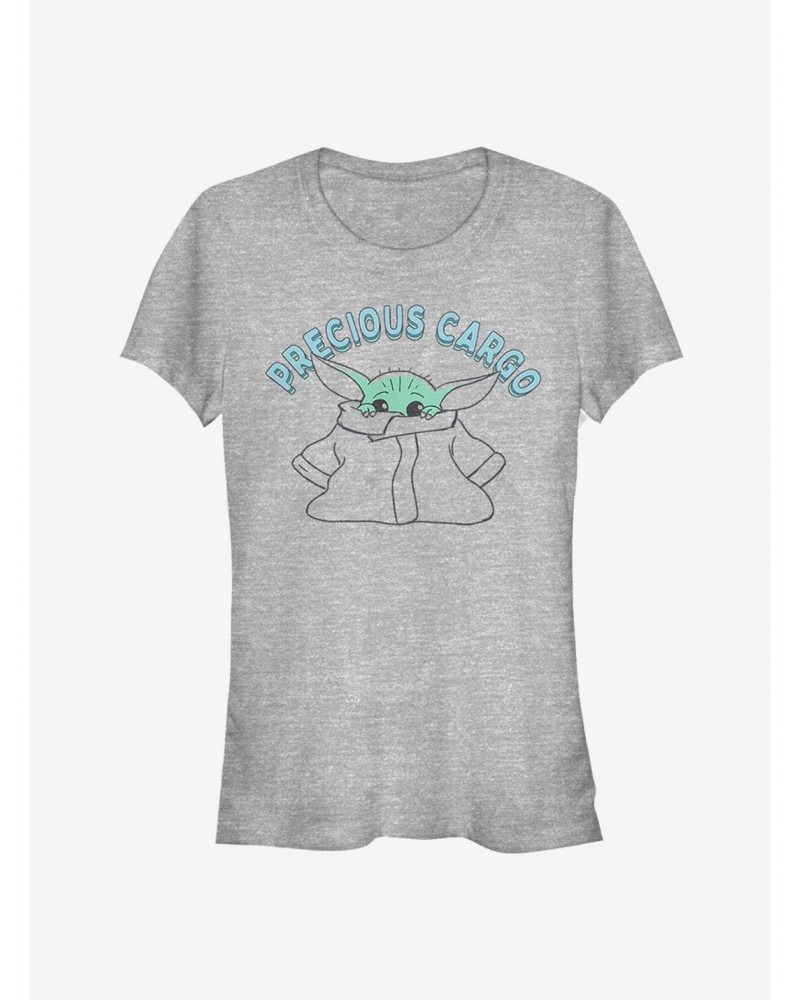 Star Wars The Mandalorian The Child Precious Cargo Girls T-Shirt $8.09 T-Shirts