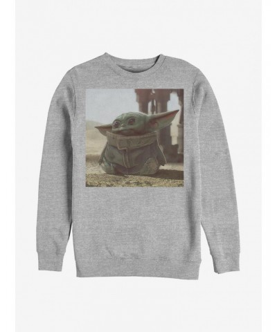 Star Wars The Mandalorian The Child Scene Crew Sweatshirt $10.92 Sweatshirts