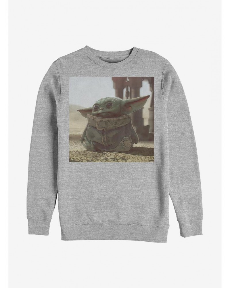 Star Wars The Mandalorian The Child Scene Crew Sweatshirt $10.92 Sweatshirts