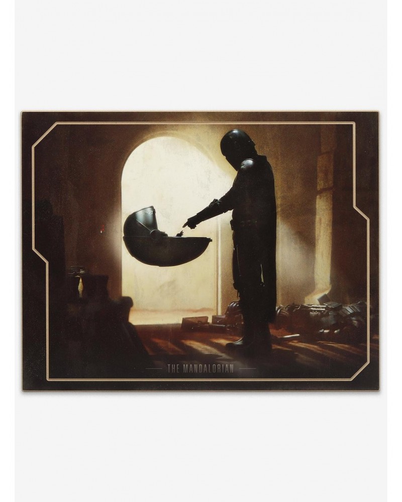 Star Wars The Mandalorian Scene Wood Wall Decor $19.95 Décor