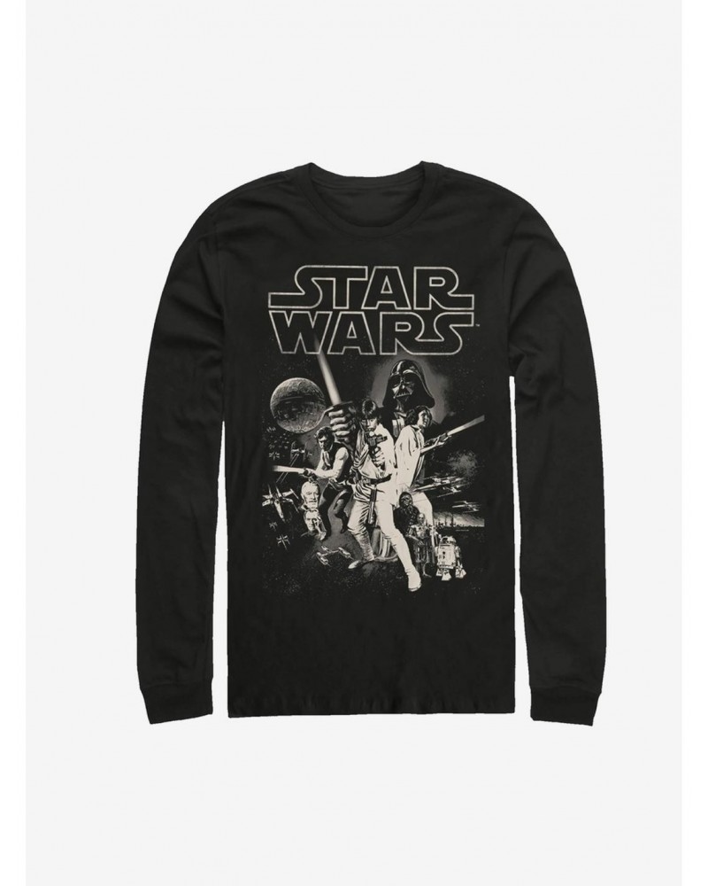 Star Wars Poster Long-Sleeve T-Shirt $9.74 T-Shirts