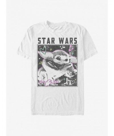 Star Wars The Mandalorian The Child Doodle Photo T-Shirt $6.06 T-Shirts