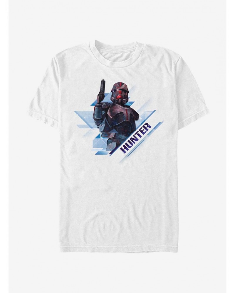 Star Wars The Clone Wars Hunter Angled T-Shirt $6.37 T-Shirts