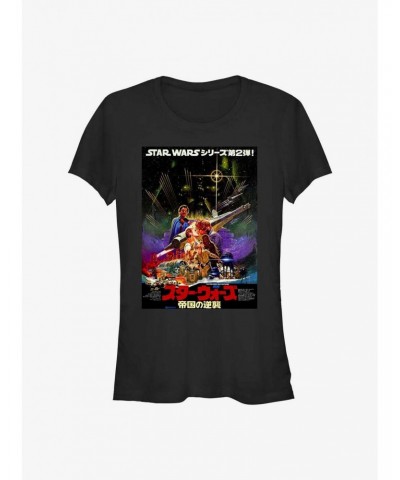 Star Wars Kanji Strikes Back Girls T-Shirt $5.02 T-Shirts