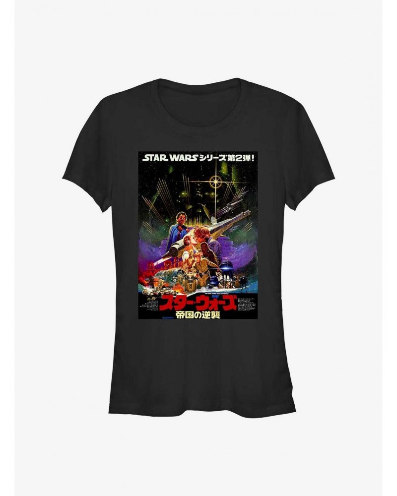 Star Wars Kanji Strikes Back Girls T-Shirt $5.02 T-Shirts