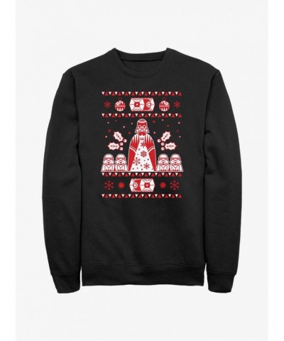 Star Wars Empire Ugly Christmas Sweatshirt $14.17 Sweatshirts