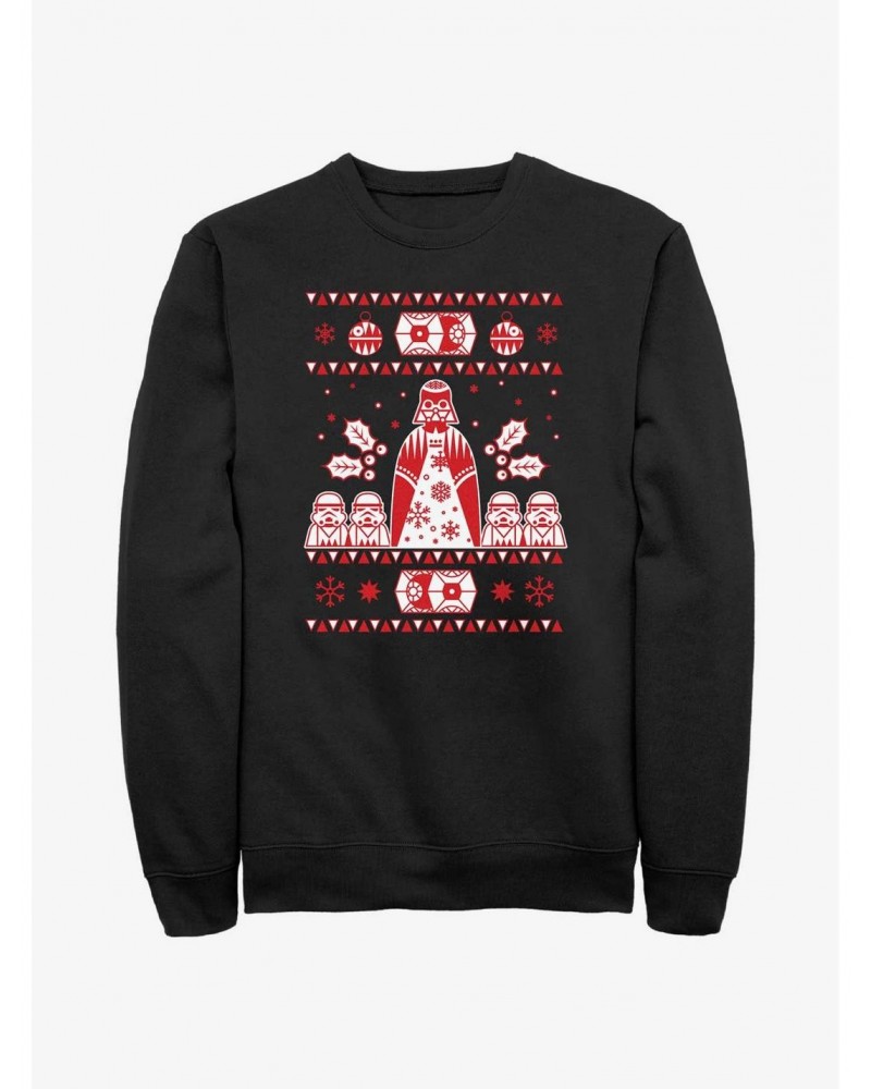 Star Wars Empire Ugly Christmas Sweatshirt $14.17 Sweatshirts