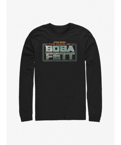 Star Wars The Book of Boba Fett Main Logo Long-Sleeve T-Shirt $13.16 T-Shirts