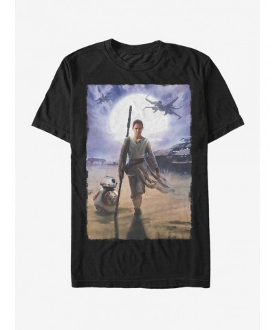 Star Wars Rey on Jakku T-Shirt $5.75 T-Shirts