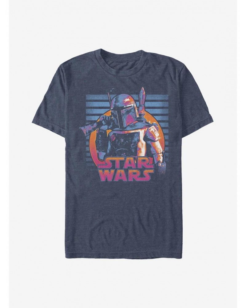 Star Wars Neon Fett T-Shirt $6.21 T-Shirts