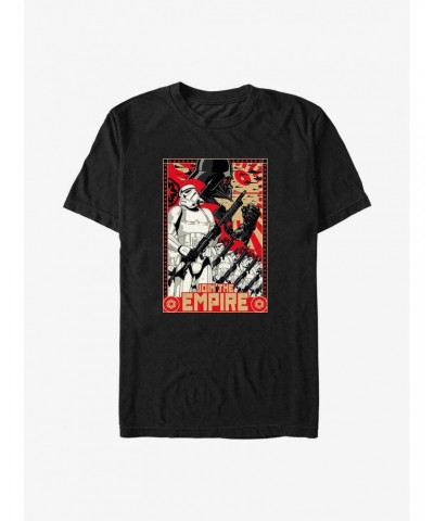 Star Wars Join The Empire Propaganda Poster Big & Tall T-Shirt $11.24 T-Shirts