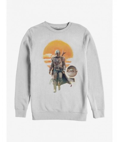 Star Wars The Mandalorian The Child Casual Stroll Crew Sweatshirt $10.63 Sweatshirts