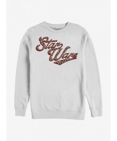 Star Wars Cheetah Font Crew Sweatshirt $10.33 Sweatshirts