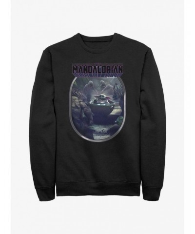 Star Wars The Mandalorian Alamites Attack Grogu Sweatshirt $13.87 Sweatshirts