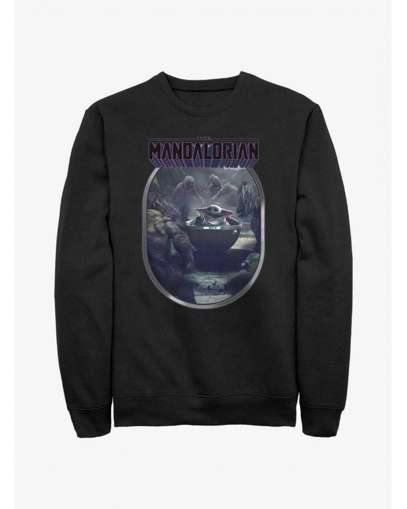 Star Wars The Mandalorian Alamites Attack Grogu Sweatshirt $13.87 Sweatshirts