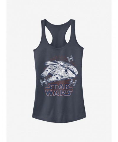 Star Wars Falcon Rays Girls Tank $5.98 Tanks