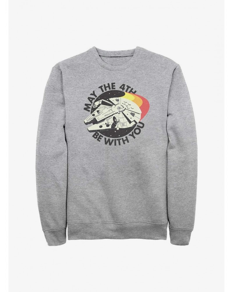 Star Wars Retro May Falcon Sweatshirt $14.76 Sweatshirts