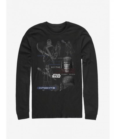 Star Wars Episode IX The Rise Of Skywalker Ren Maps Long-Sleeve T-Shirt $7.90 T-Shirts