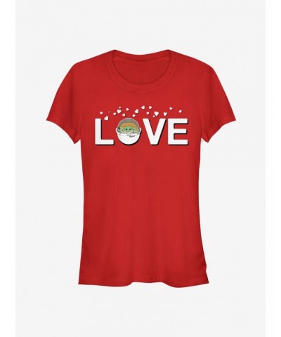 Star Wars The Mandalorian The Child Love With The Child Girls T-Shirt $7.12 T-Shirts