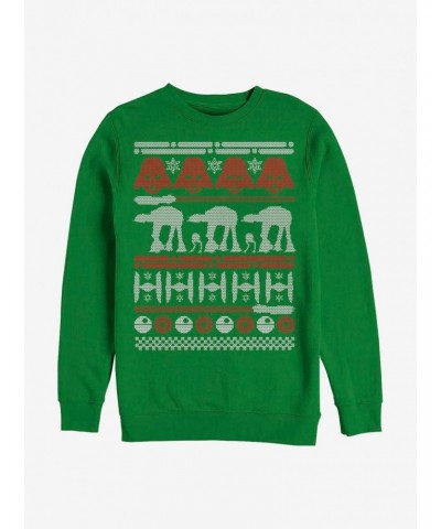 Star Wars Ugly Holiday Crew Sweatshirt $14.76 Sweatshirts