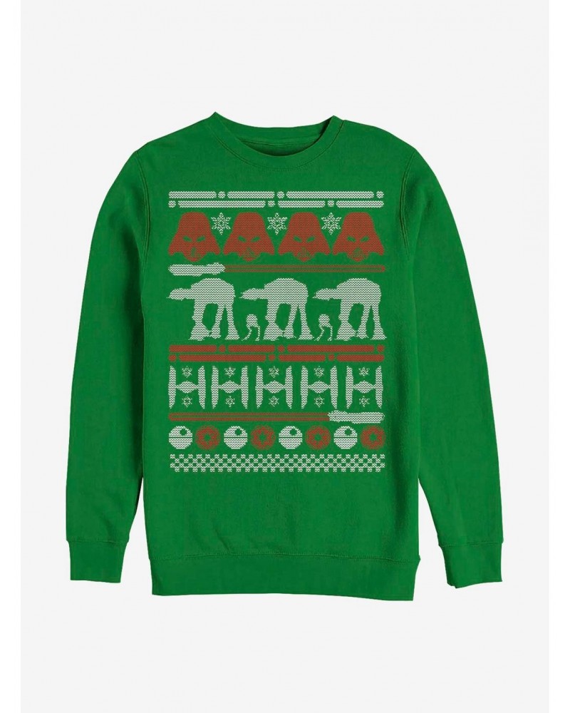 Star Wars Ugly Holiday Crew Sweatshirt $14.76 Sweatshirts