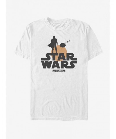 Star Wars The Mandalorian Sunset Duo T-Shirt $6.37 T-Shirts