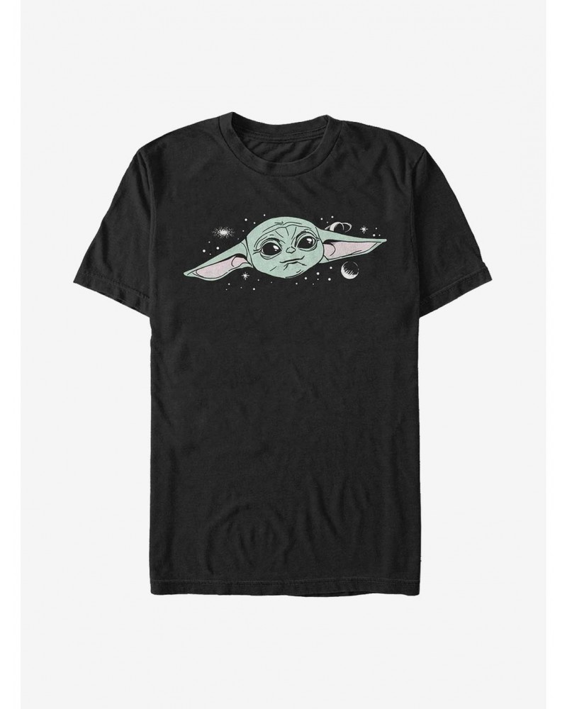 Star Wars The Mandalorian The Child Cute Big Face T-Shirt $6.37 T-Shirts