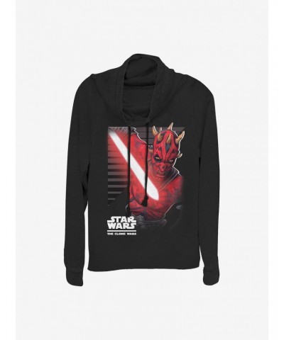 Star Wars: The Clone Wars Maul Strikes Cowlneck Long-Sleeve Girls Top $14.01 Tops