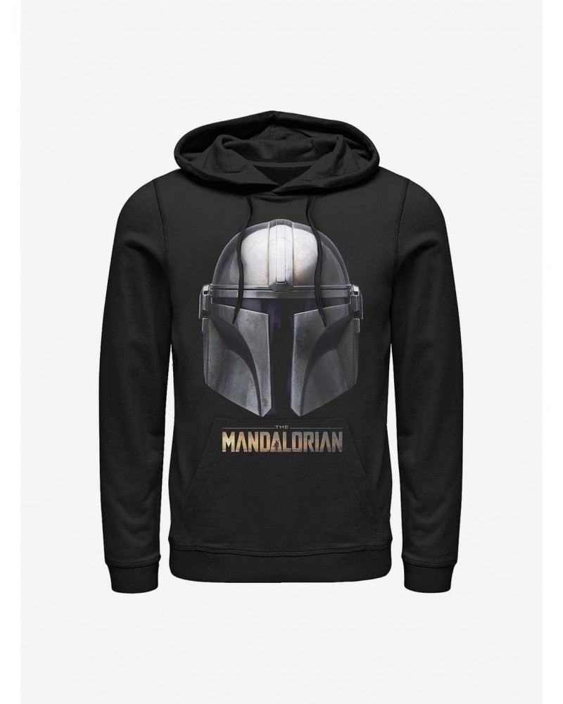 Star Wars The Mandalorian Mandalorian Helmet Hoodie $10.78 Hoodies