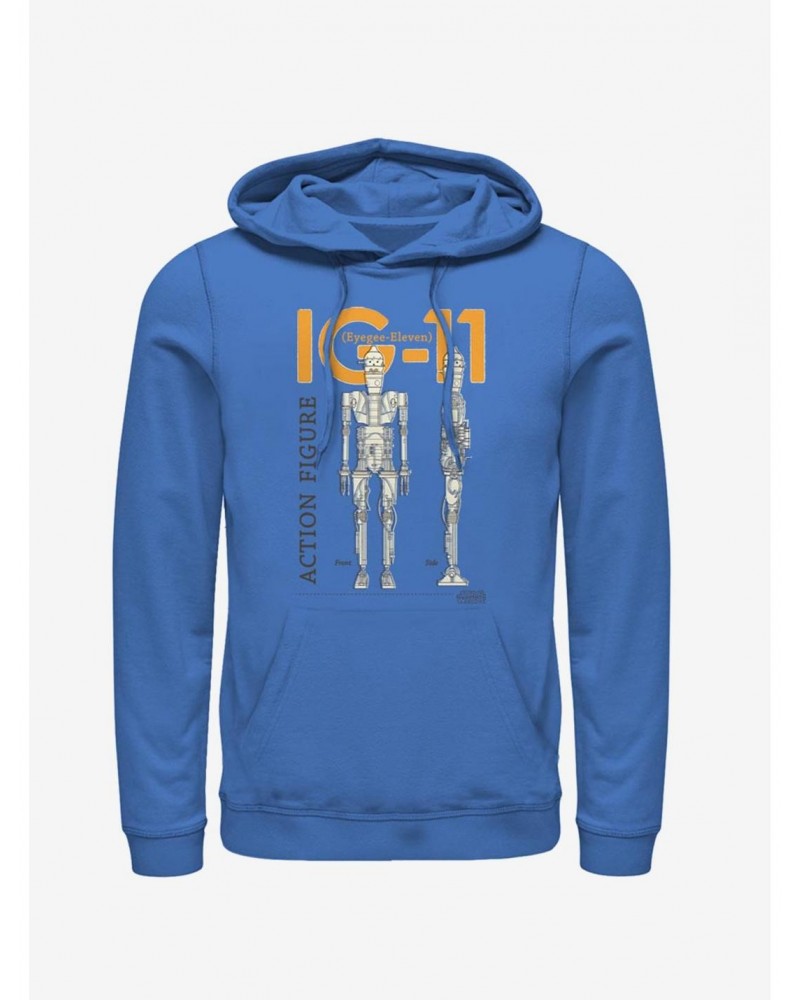 Star Wars The Mandalorian IG-11 Schematics Hoodie $11.85 Hoodies