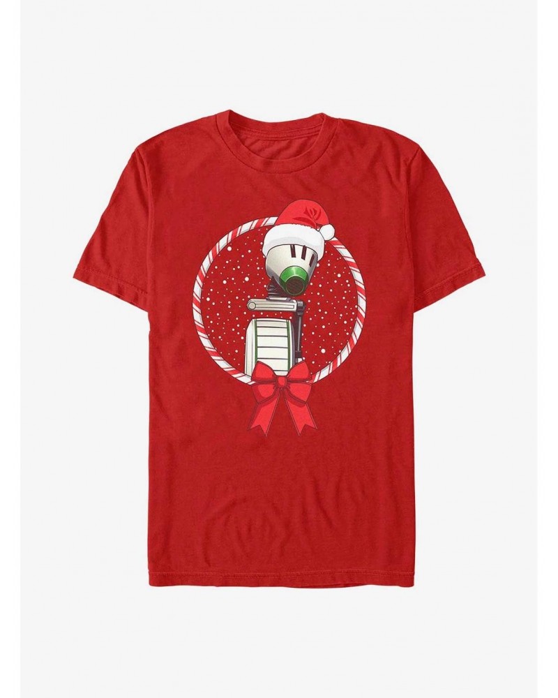 Star Wars: The Rise Of Skywalker D-0 Candy Cane T-Shirt $6.99 T-Shirts