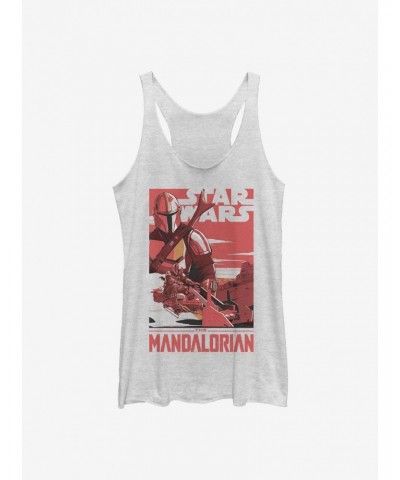 Star Wars The Mandalorian Mad Mando Poster Girls Tank $7.46 Tanks