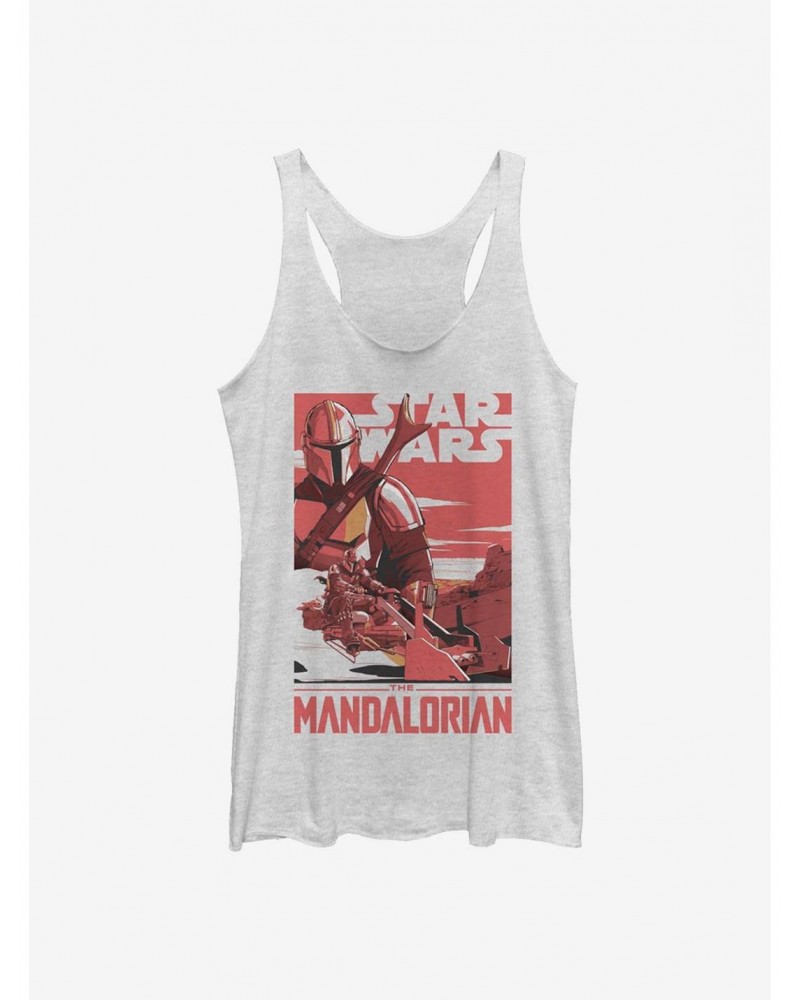 Star Wars The Mandalorian Mad Mando Poster Girls Tank $7.46 Tanks