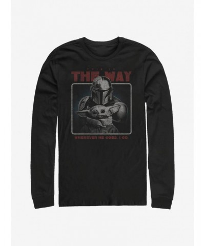 Star Wars The Mandalorian Retro This Is The Way Long-Sleeve T-Shirt $8.42 T-Shirts