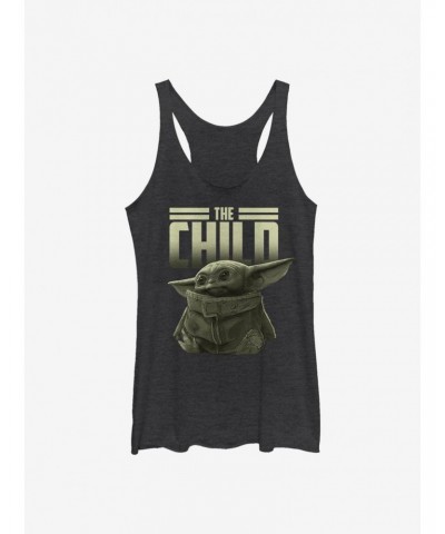 Star Wars The Mandalorian The Child Title Girls Tank $9.32 Tanks