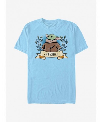 Star Wars The Mandalorian The Child Banner T-Shirt $5.12 T-Shirts