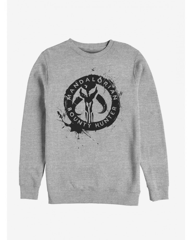 Star Wars The Mandalorian Painted Skull Sweatshirt $9.74 Sweatshirts