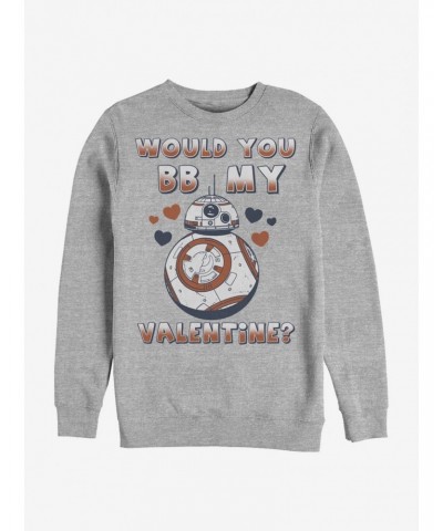 Star Wars: The Force Awakens BB-8 My Valentine Crew Sweatshirt $11.81 Sweatshirts