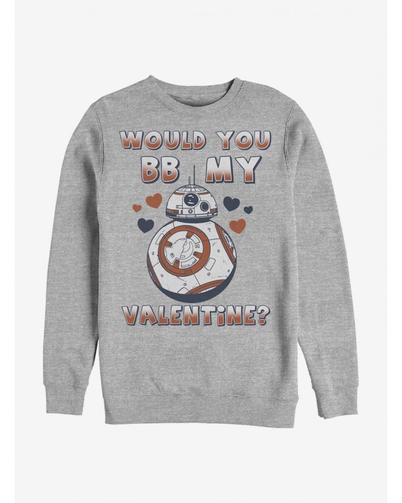 Star Wars: The Force Awakens BB-8 My Valentine Crew Sweatshirt $11.81 Sweatshirts