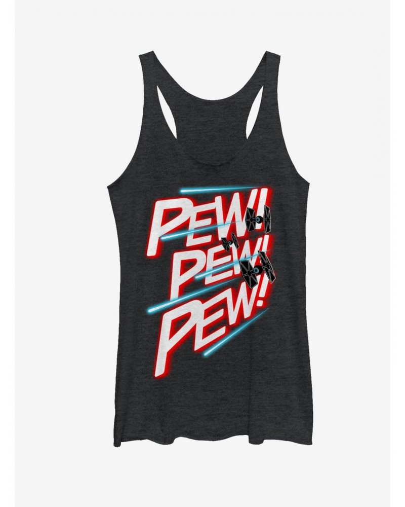 Star Wars TIE Fighter Pew Pew Pew Girls Tanks $6.42 Tanks