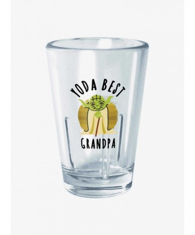 Star Wars Best Grandpa Yoda Says Mini Glass $3.30 Glasses