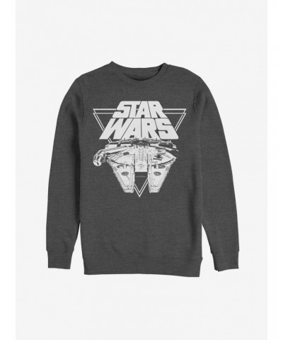 Star Wars Millennium Falcon Triangle Sweatshirt $10.04 Sweatshirts