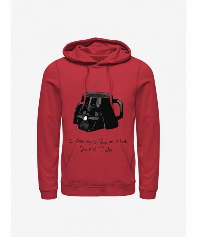 Star Wars Coffee On The Dark Side Hoodie $17.96 Hoodies