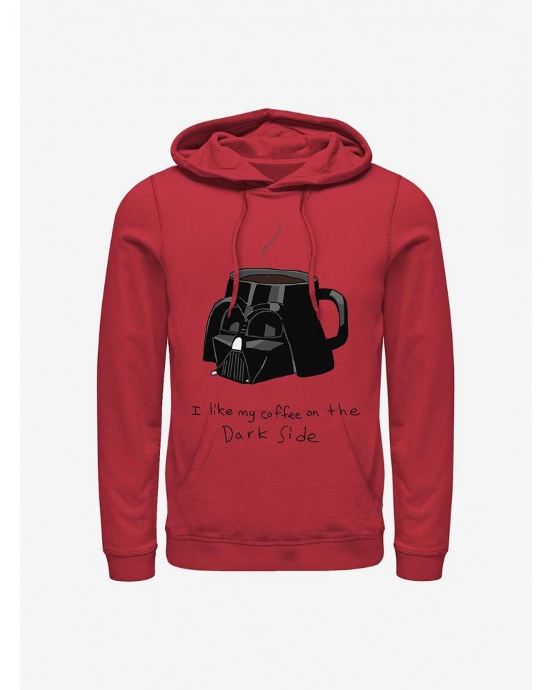 Star Wars Coffee On The Dark Side Hoodie $17.96 Hoodies