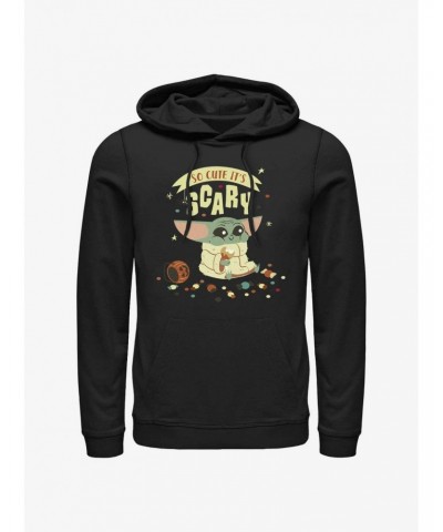 Star Wars The Mandalorian So Cute It's Scary Hoodie $17.24 Hoodies