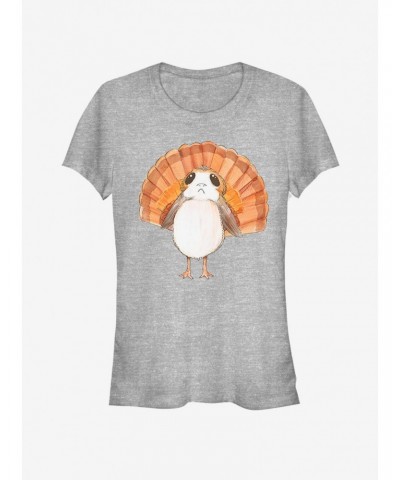 Star Wars Porg Turkey Girls T-Shirt $5.82 T-Shirts