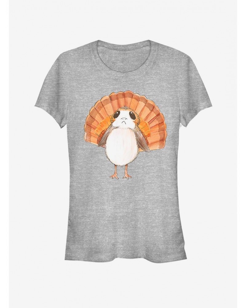 Star Wars Porg Turkey Girls T-Shirt $5.82 T-Shirts