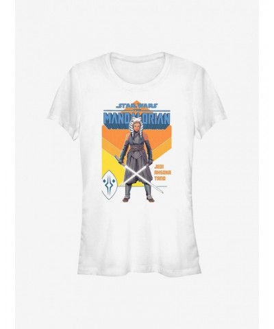 Star Wars The Mandalorian Jedi Tano Girls T-Shirt $5.34 T-Shirts